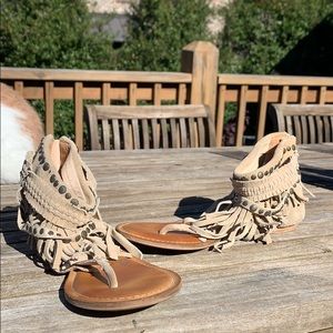 Fringe Sandals
